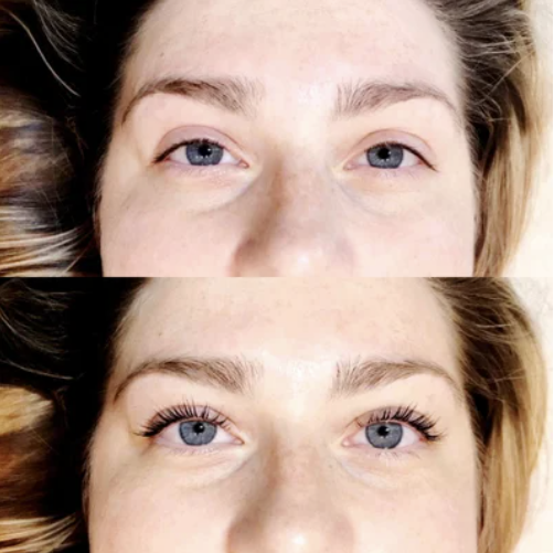 lash lift and tinting before and after pretty little secrets toronto