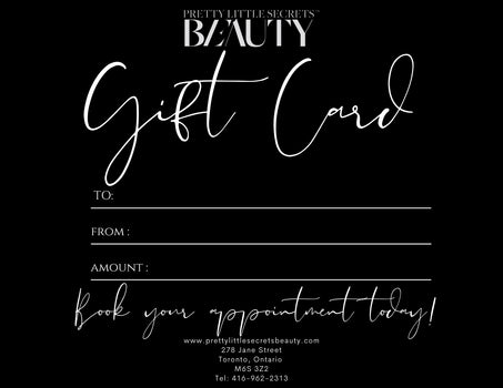 Pretty Little Secrets Beauty™ Gift Card