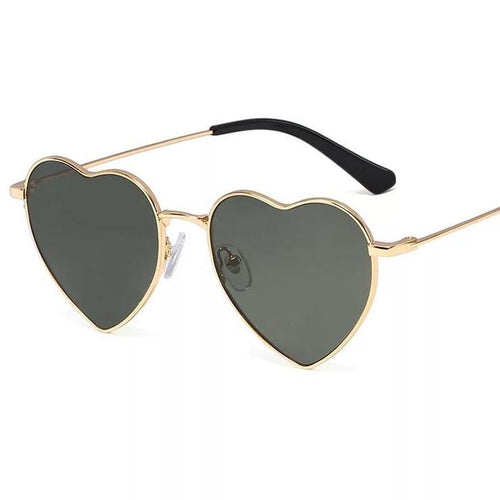 PLS Y2K Double Heart Sunglasses